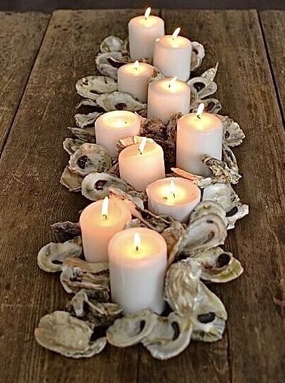 Oyster shell ornaments