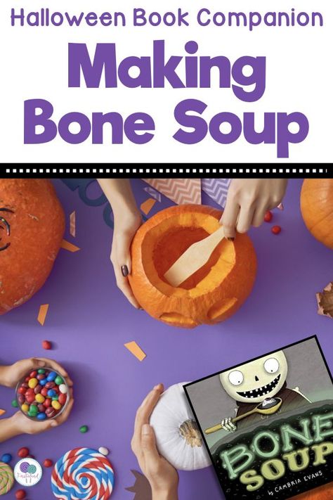 Have you ever made Bone Soup with your first grade students for Halloween? Your kids will love this fun writing activity and craft! #firstieland #halloweenliteracy Halloween Reading Activity, Halloween Literacy Activities, Speech Therapy Themes, Halloween Stem Activities, Halloween Classroom Activities, Halloween Writing Prompts, Halloween Literacy, Fun Writing Activities, Bone Soup