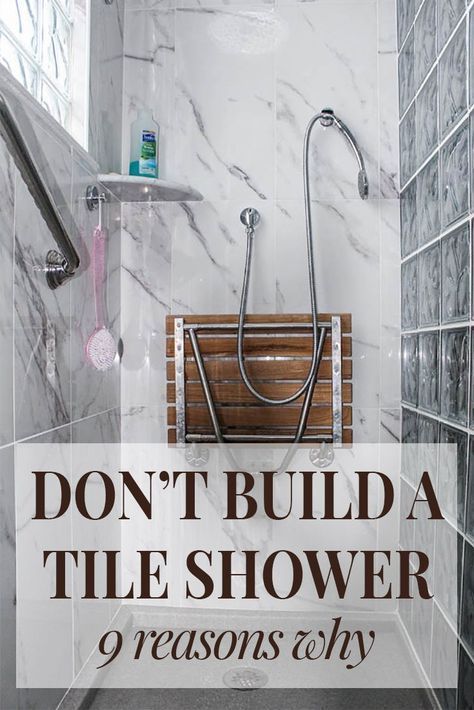 Shower Grout, Tub To Shower Remodel, Small Shower Remodel, Cheap Bathroom Remodel, Cheap Bathroom, Shower Wall Panels, Cheap Bathrooms, Small Showers, Bad Inspiration