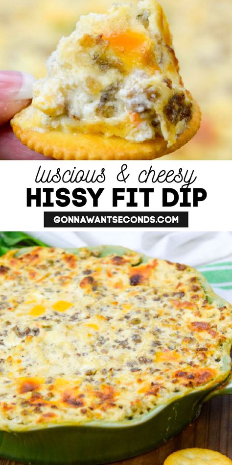 Hissy Fit Dip in a casserole dish Hissy Fit Dip, Best Dip Recipes, Baked Dips, Delicious Dips Recipes, Beer Cheese Dip, Hissy Fit, Appetizers Easy Finger Food, Dipping Sauces, Best Appetizer Recipes