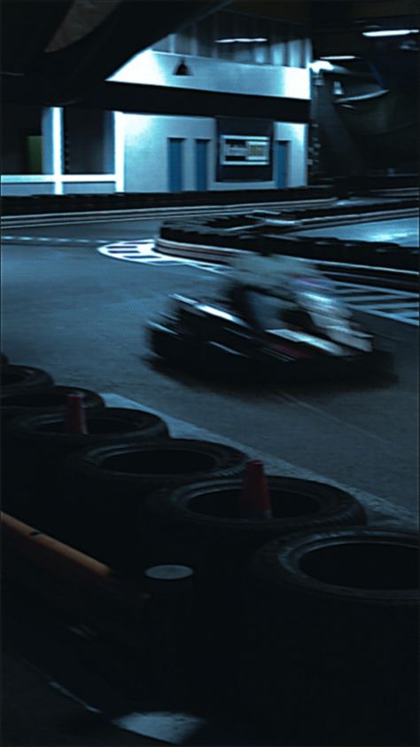 The Art Of Racing In The Rain Aesthetic, Racing Track Aesthetic, Go Cart Aesthetic, Gokart Racing Aesthetic, Racecar Driver Aesthetics, Karting Aesthetic Girl, F1 Track Aesthetic, Karting Wallpaper, Go Carting Aesthetic