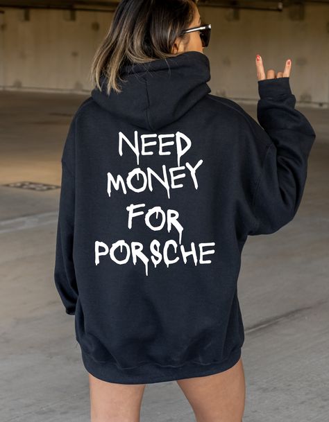 Hoodie Design Ideas Inspiration Trendy, Porsche Hoodie, 2025 Wishlist, Streetwear Hoodie Design, Porsche Jacket, Need Money For Porsche, Hoodie Design Ideas, Unisex Streetwear, Streetwear Hoodie