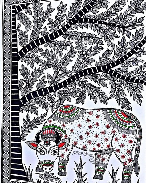 Aari Drawing, Worli Painting, Mithila Painting, Gond Art, Art Examples, Buddha Art Drawing, Kerala Mural Painting, Kalamkari Painting, Nature Art Drawings