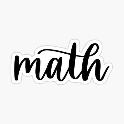 Maths Lettering Design, Physics Lettering Design, T.l.e Subject, Math Lettering, Math Lettering Design, Sampul Binder, Math Stickers, Folder Binder, Math Folders