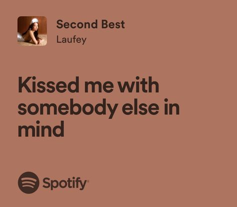 Second Best Laufey Lyrics, Lyrics Laufey, Laufey Lyrics, Laufey Lin, Spotify Aesthetic, Meaningful Lyrics, Love Me More, Spotify Lyrics, Favorite Lyrics