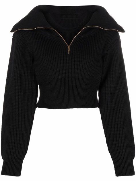 Wool Sweaters Womens, Long Sleeve Jumper, 가을 패션, Dream Clothes, Style Outfits, Black Wool, Wool Sweater, Pretty Outfits, بلاك بينك