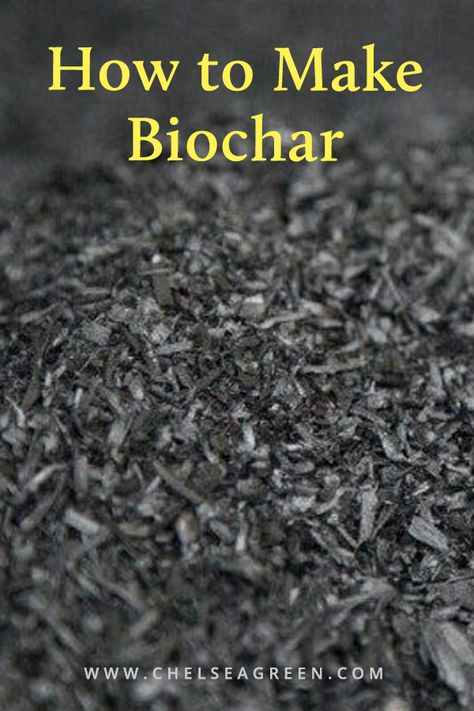 How To Make Biochar, How To Make Charcoal, Biochar Making, Bio Char, Homemade Plant Fertilizer, Soil Activities, Making Charcoal, Chelsea Green, Agricultural Tools