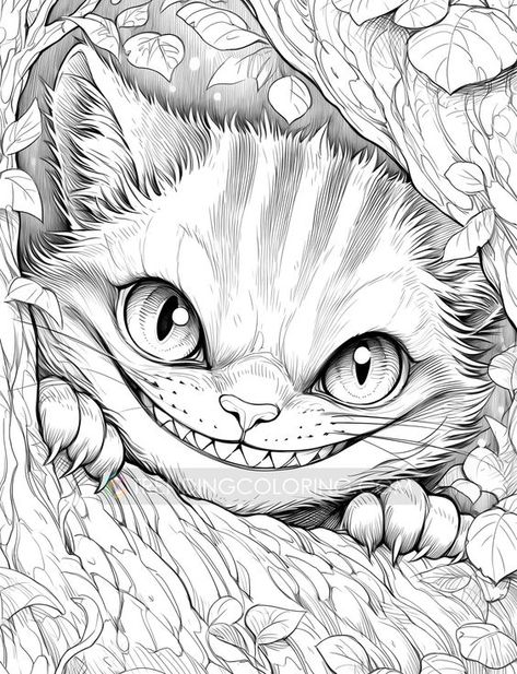 60 Alice in Wonderland Coloring Pages - Instant Download - Printable Coloring pages #coloringpages Coloring page #coloringpage Adult Coloring pages #adultcoloringpages Coloring pages adult #coloringpagesadult Coloring books #coloringbooks 1.340 Alice In Wonderland Coloring Pages, Wonderland Coloring Pages, Alice In Wonderland Coloring, Alice In Wonderland Drawings, Witch Coloring Pages, Adult Colouring Printables, Unique Coloring Pages, Arte Van Gogh, Bird Coloring Pages