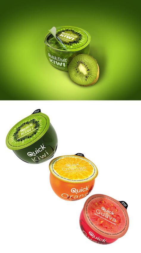 Jelly Packaging Design, Fun Packaging Design, Jelly Packaging, Healthy Food Packaging, Fun Packaging, Yogurt Packaging, Fruit Packaging, Cool Packaging, Healthy Food Delivery