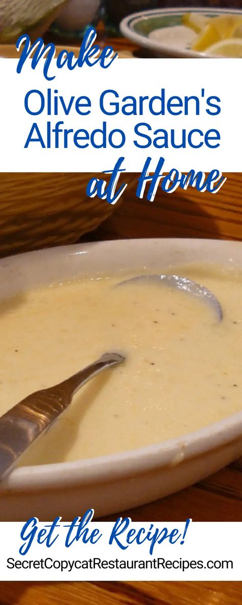 Olive Garden Alfredo Sauce Recipe Olive Garden Alfredo Sauce Recipe Copycat, Olive Garden Chicken Alfredo Recipe, Fettuccine Alfredo Sauce, Copycat Olive Garden Alfredo, Olive Garden Alfredo Sauce Recipe, Olive Garden Alfredo, Olive Garden Alfredo Sauce, Copycat Recipes Olive Garden, Olive Garden Recipes