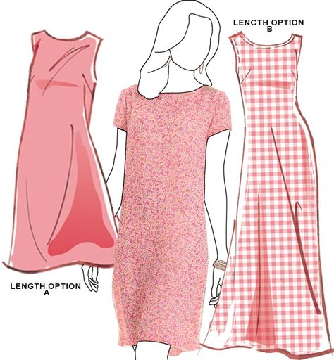 Easiest Dress Pattern, Womens Dress Sewing Pattern Free, No Zipper Dress Pattern, Women’s Dress Sewing Patterns, Easy Summer Dress Sewing Pattern Free, Easiest Dress To Sew, Trendy Sewing Patterns Free, Free Dress Patterns For Women Pdf, House Dress Pattern Free