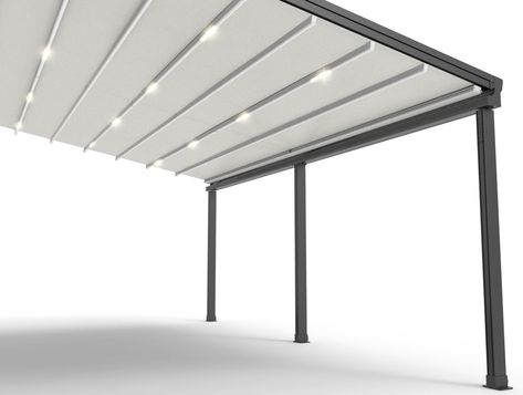 Oztech Retractable Roof Systems NZ — Our System Famous Structures, Polycarbonate Roof, Retractable Pergola, Retractable Roof, Outdoor Room, Stainless Steel Cable, Roofing Systems, Extruded Aluminum, House System