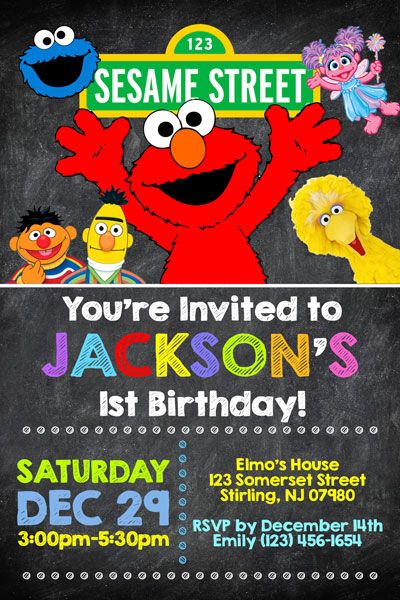 Sesame Street 1st Birthday Invitations, Sesame Street Birthday Party Ideas 1st Invitation, Elmo First Birthday Invitations, Elmo Invitations 2nd Birthday, Sesame Street 2nd Birthday Invitations, Sesame Street Invitations Template, Elmo Birthday Invitation Template Free, Sesame Street Party Invitations, Sesame Street Birthday Invitations Free