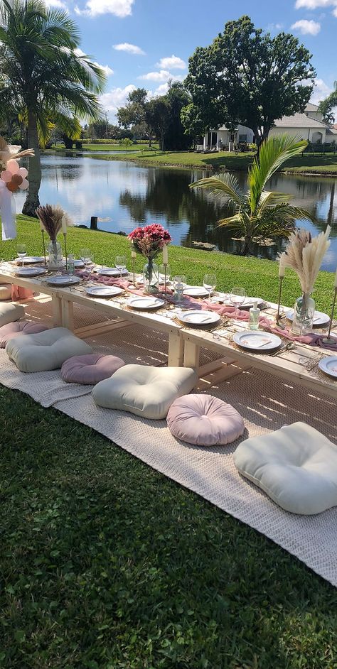 Picnic 'n Dip Picnic Setup Ideas, Floor Picnic, Picnic Setup, Setup Ideas, First Dates, Baby Showers, Dip, Dates, Quick Saves