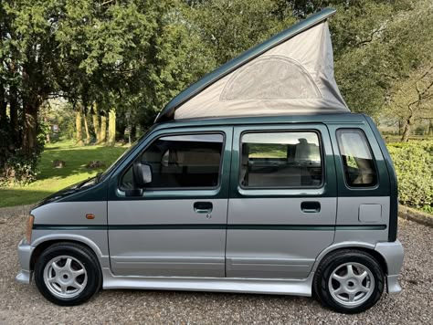 1999 Suzuki Wagon R+ GL Micro Camper Day Van 1 Berth 3.4m Lengt Suzuki Omni, Suzuki Ignis, Micro Camper, Tiny Camper, Suzuki Wagon R, Kei Car, Oil Service, Wagon R, Day Van