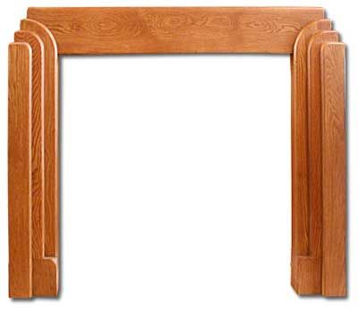 Art Deco Fireplace Surround, 1930s Fireplace, Deco Fireplace, Curved Fireplace, Art Deco Fireplace, Art Deco Elements, Mantel Mirrors, Alpine Style, Fireplace Mirror