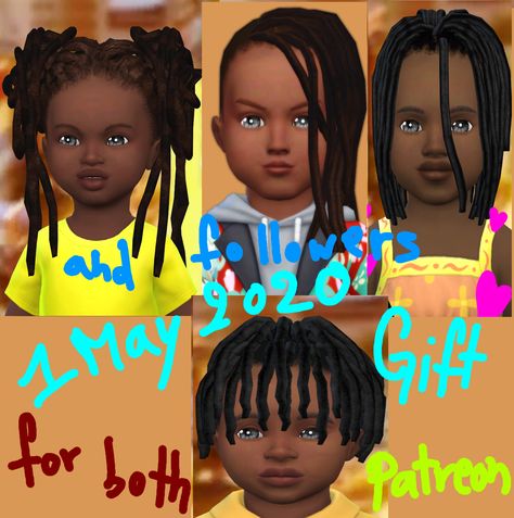 #S4CC #TS4CC #MAXISMATCH #MAXISMATCHHAIR #MAXISMATCHCC #TODDLERCC #CC #CCHAIR #ETHNICHAIR #SIMS4ETHNIC Sims 4 Cc Dreads Female, Sims 4 Durags Cc, Sims4 Toddler Hair, Sims 4 Dreads Cc, Sims 4 Cc Dreads, Afro Hair Sims 4 Cc, Toddler Hair Sims 4, Sims 4 Afro Hair, Around The Sims 4