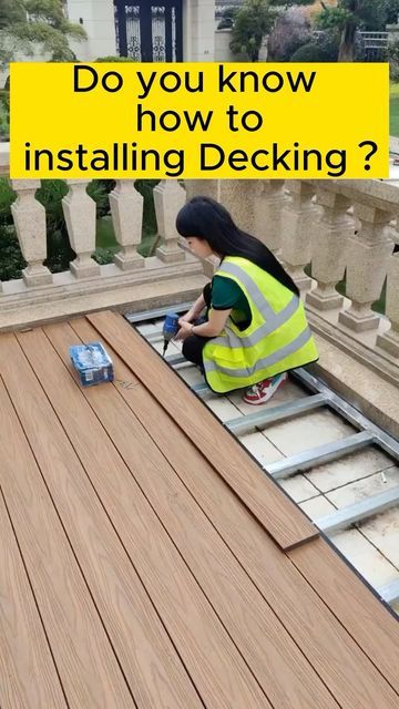 BESTOO Official on Instagram: "build your backyard floor with Wood Plastic composite Decking more information: Follow me @eco.wpc.products22 Follow me @eco.wpc.products22 Follow me @eco.wpc.products22 Email:tony@bestoocn.cn WhatsApp:+8613630101223 visit:www.bestoocn.com #Deck#decking#wpcdecking #wpcdeck #wpcflooring #wpcfloor #BESTOO #wpc manufacturer#gardendecking #outdoordecking #outdoorflooring #3ddecking #3dfloor #Co-extrusiondecking #compositedecking" Backyard Floor, Vinyl Deck, Pvc Decking, Wpc Decking, Instagram 2023, Wood Plastic Composite, Deck Boards, Composite Decking, Outdoor Deck