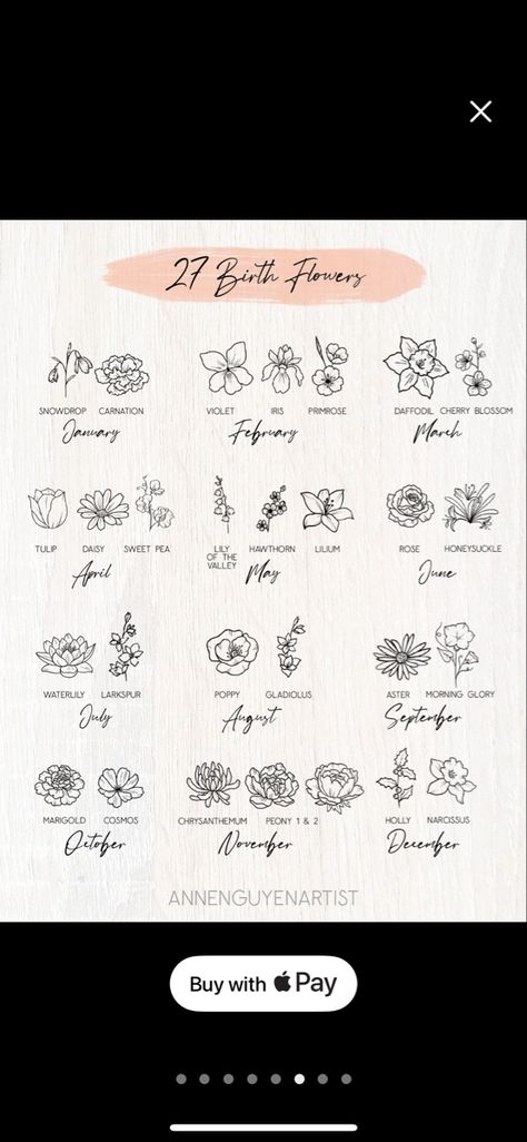 April Tattoos, Music Heart Tattoo, May Birth Flowers, Music Heart, Birth Flower, Birth Flowers, Water Lilies, Heart Tattoo, Chrysanthemum