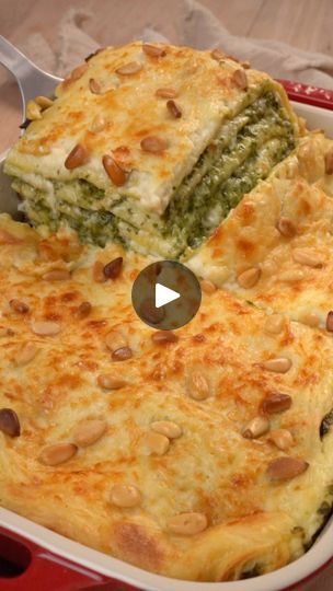 344K views · 31K reactions | Lasagne with Pesto alla Genovese or Lasagne alla Portofino - with handmade Pasta Sheets, fresh Basil Pesto, creamy Béchamel and topped with Parmigiano & Pine nuts. In some recipes You will find boiled potato cubes and crisp green beans ( it’s optional) 
.
.
.
.
#pasta#freshpasta#pastalover#italianfood#foodie#pastadough#pastamaking#nudeln#lasagne#lasagna#lasagnealpesto#pesto#pastashapes#frischepasta#handmadepasta#pastaliebe#pastarecipe | ari | aripastaclub · Original audio Fresh Basil Pesto, Potato Cubes, Cold Weather Comfort Food, Handmade Pasta, Boiled Potatoes, Basil Pesto, Savory Recipes, Pine Nuts, Fresh Basil