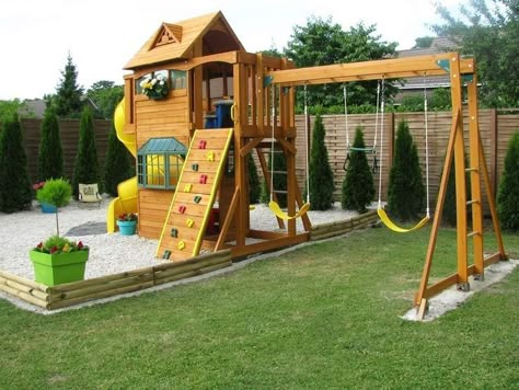 Backyard Play Spaces, Kid Friendly Backyard, Outdoor Kids Play Area, Kids Backyard Playground, Play Area Backyard, Backyard Kids Play Area, Backyard Playhouse, Diy Playground, Backyard Remodel