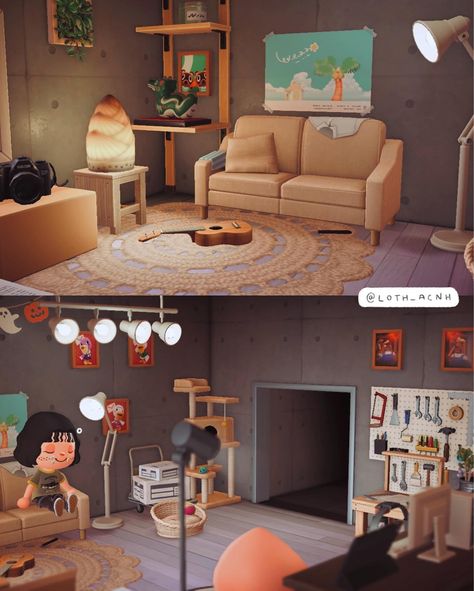 🎮👾 my chill study/hobby room where you can also crash for a nap u_u Hobby Room, Game Ideas, Animal Crossing, Video Game, Animals