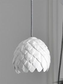 Studio Mysa: Diy - lampshade Air Dry Clay Pendant Light, Clay Lampshade, Air Dry Clay Lamp, Clay Lamp, Lampshade Pendant Light, Lampshade Diy, Diy Lampshade, Make A Lampshade, Pendant Light Cord