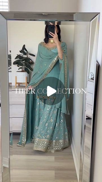 143K views · 15K likes | Heer Collection Inc. by Aman Gill on Instagram: "SHAREEN Sharara Set// hand embroidered kameez paired with a pre embroidery dupatta and sharara. How to order/ inquiries: DM, text or email us. Customization: this piece can be made in any color, style or size. #shararasuit #punjabisuits #punjabibridesmaids #punjabiweddings #punjabi #punjabisongs #punjabigirl #punjabimutiyara #patialashahi #chandigarh #wedmegood #lehngacholi #indianwedding #sangeetoutfit" Heer Collection Suits, New Designer Punjabi Suits Party Wear, Hairstyles With Sharara Suit, Party Wear Sharara Dress, Indian Sharara Outfits, Heer Collection, Jaggo Outfit Punjabi Suit, Sharara Ideas, Sharara Suit Indian Designers