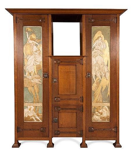 Art Nouveau Armoire, Art Nouveau Wardrobe, Gingerbread Carousel, Wedding Unity Ceremony Ideas, Om Kalthoum, Unity Ceremony Ideas, Wedding Unity Ceremony, Interesting Furniture, Nouveau Furniture