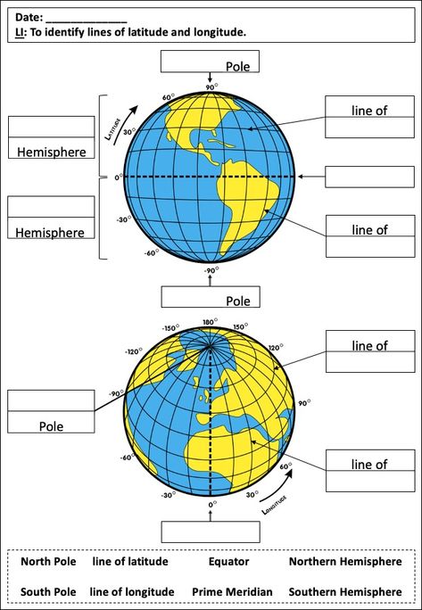 Latitude And Longitude Map, Distance Time Graphs, Earth Day Worksheets, Place Value Worksheets, Geography Worksheets, Latitude And Longitude, Halloween Kindergarten, Map Worksheets, Summer Math