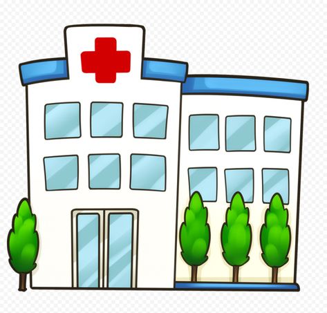 Hospital Cartoon, Children Hospital, Clip Art Library, Clip Art Pictures, Free Clipart Images, Medical Symbols, Buku Skrap, Community Helpers, Best Hospitals