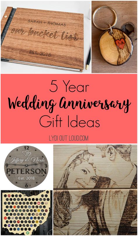 5 year wedding anniversary gift ideas. Do you have an anniversary coming up or do you want that perfect gift for parents, or for friends. Say Happy Anniversary the perfect way with these gift ideas. Traditional or unique, this list has you covered.  #anniversarygiftideas #anniversaryideas #anniversarygifts #anniversary #wedding @lydioutloud 5 Yr Anniversary Gift For Him, 5th Anniversary Gift Ideas For Him, Wooden Anniversary Gifts For Him, 5 Year Anniversary Gift Ideas For Him, 5 Year Anniversary Gift Ideas, Anniversary Gift Ideas For Couple, Five Year Wedding Anniversary, 5th Anniversary Gift Ideas, Five Year Anniversary Gift