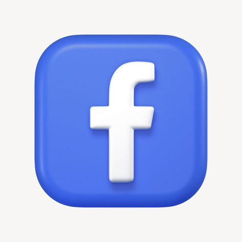 Facebook icon for social media in 3D design. 25 MAY 2022 - BANGKOK, THAILAND | free image by rawpixel.com / Sakarin Sukmanatham Mtn Logo, Queen Wallpaper Crown, Facebook And Instagram Logo, Social Media Icons Vector, Facebook Icon, Social Media Icons Free, Facebook Icons, Youtube Banner Design, Banner Design Inspiration