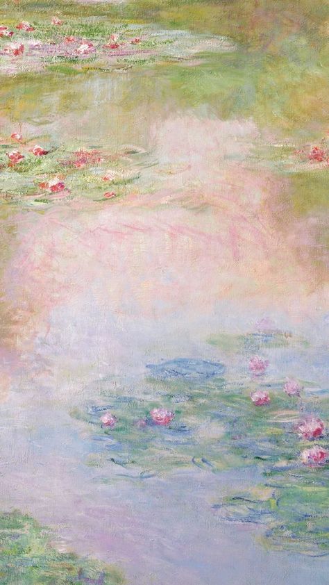 Seni Vintage, Monet Art, Cocoppa Wallpaper, Seni 2d, Tapeta Pro Iphone, Lukisan Cat Air, A Pond, Dreamy Art, Cute Wallpaper Backgrounds