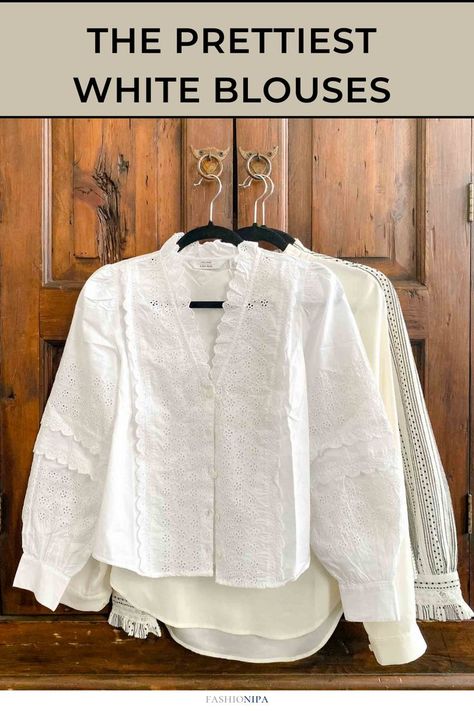 Oversized shirts can overwhelm a petite figure. These pretty white blouses are petite friendly and on-trend... Basic White Blouse, White Blouses, White Cotton Blouse, Fashion For Petite Women, Oversized Shirts, Petite Women, Petite Outfits, Petite Fashion, Cotton Blouses