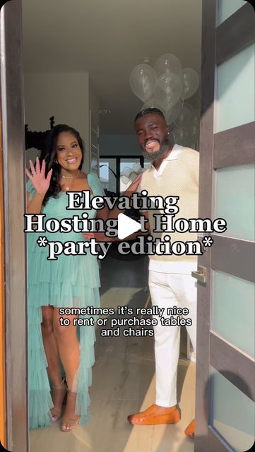 Queen - Lifestyle Influencer on Instagram: "Sharing some of my favorite hosting items *party edition*   Which items did you like?   Comment SHOP for a DM with links to the items in this video.   https://liketk.it/4LQY0  you must be following me to get the link or it will go to spam.  This was our baby shower last August which was sooo gorgeous to me. The details turned out exactly how I wanted (we all know that doesn’t happen every time lol)   Let me know if you guys have any question!   Vendors: Florals @traderjoes  Balloon Backdrop @eventsbymariaa  Decor @mylifeisqueen  Food @fusionvibes1  Cake @cakebartrinitygroves decorated by me  Tables and chairs were rented from in Dallas  from Bounce Universe 4696002291  #hosting #brunchathome #homedecor #kitchenfavorites #dinnerparty #dinner #food Party Chairs And Tables, Home Decor For Party, Backyard Event Ideas, Sweets Table Baby Shower Ideas, Table Setup For Party Layout, Winter Party Ideas For Adults, Birthday Party Food Ideas For Kids, Backyard Party Ideas For Adults Decor, Party House Interior