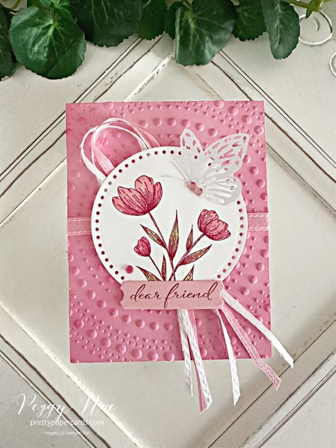 NEW PRODUCT: Spotlight on Nature! Dotted Circle, Circle Cards, Card Embossing, Card Gifts, Cards Flowers, Embossing Techniques, Global Design Project, Stamping Cards, Card Decoration