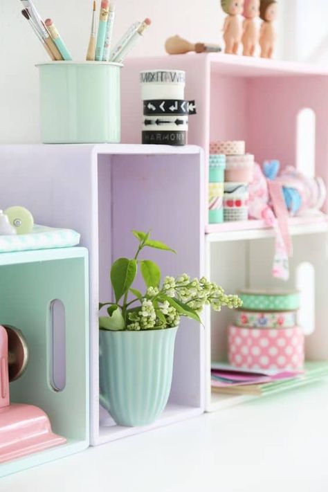 Déco pastel : Les plus belles inspirations vues sur Pinterest Deco Pastel, Pastel Bedroom, Pastel Room Decor, Pastel Home Decor, Dekor Diy, Pastel House, Pastel Room, Pastel Decor, Well Decor