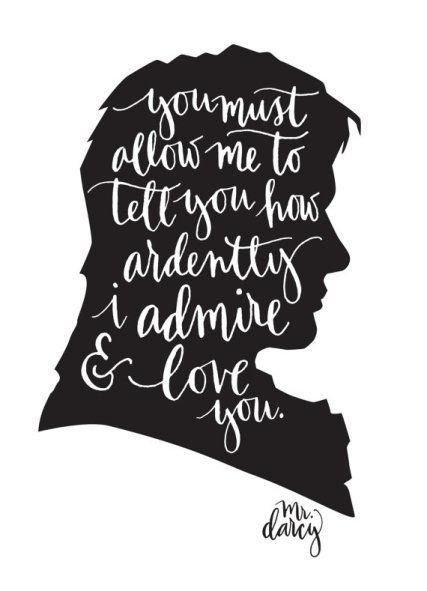 Mr. Darcy silhouette quote Pride and Prejudice Happy valentine's Day blog Fandoms Aesthetic, Jane Austen Quotes, Quotes Beautiful, Jane Austen Books, Mr Darcy, Pride And Prejudice, Jane Austen, Love Book, Movie Quotes