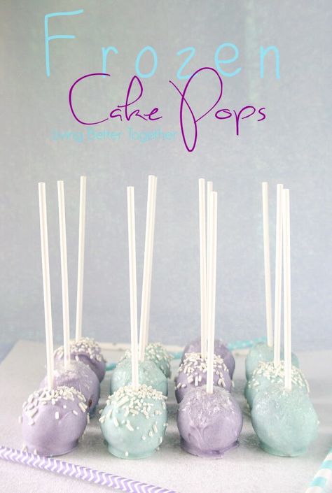 Frozen Party Food Ideas, Frozen Cake Pops, Frozen Party Food, Frozen Birthday Party Cake, Disney Frozen Cake, Elsa Birthday Party, Frozen Theme Cake, Frozen Bday Party, Disney Frozen Birthday Party