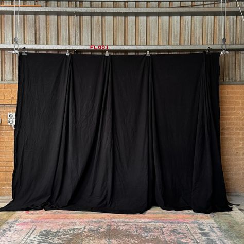 NEW RENTAL “PITCH” 2.5m by 6m solid black dyed canvas. Coming to the Melbourne rentals soon. As a black backdrop, it picks up every little speck of dust, so I’ll be returning it to the warehouse for a refresh between rentals. This backdrop is beautifully dyed and scrunched in a bag, making it perfect as a floor drop, background, or draped over plinths & of course easy to transport. 📸 @mcb_studio_backdrops #handmadebackdrop #backdrophiremelbourne #backdrophire @rentalbackdrop Speck Of Dust, Black Backdrop, Studio Backdrops, Black Backdrops, A Bag, Solid Black, Bag Making, Melbourne, Flooring