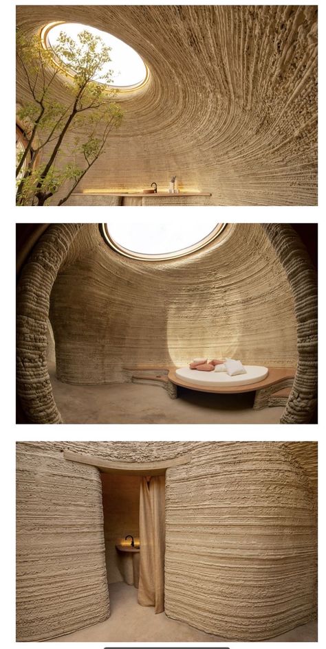 3d Printed House, Casa Hobbit, Homemade Modern, Organic House, Earthship Home, Mud House, Earth Sheltered, Cob House, Earth Homes