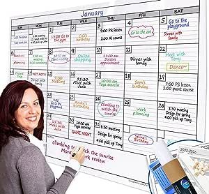 Giant Calendar, Dry Erase Wall Calendar, Large Calendar, Large Wall Calendar, Chalkboard Markers, Dry Erase Board Calendar, Whiteboard Calendar, Dry Erase Wall, Calendar Board