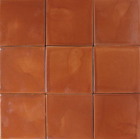 Mexican Tile - Rust Mexican Tile Square Terracotta Tile, Orange Tiles Texture, Terracotta Tile Texture, Terracotta Tile Kitchen, Tile Powder Room, Terracota Tile, Mexican Tile Bathroom, Red Door House, Orange Tile