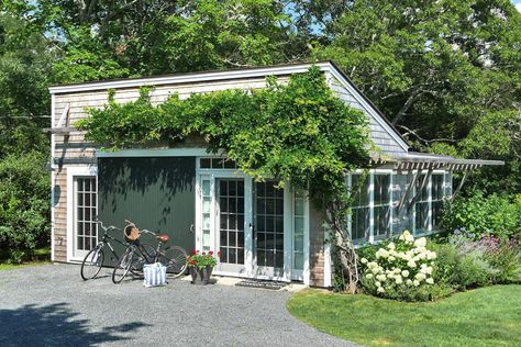 Old Orchard Guest House - Country - Granny Flat or Shed - Boston - by GF Architecture, LLC | Houzz AU Garage With Granny Flat, Double Garage Conversion Granny Flat, Garage Granny Flat, Convert Double Garage To Granny Flat, Granny Flat Designs Australia, Granny Flat Plans, Granny Annexe, House Country, Old Orchard