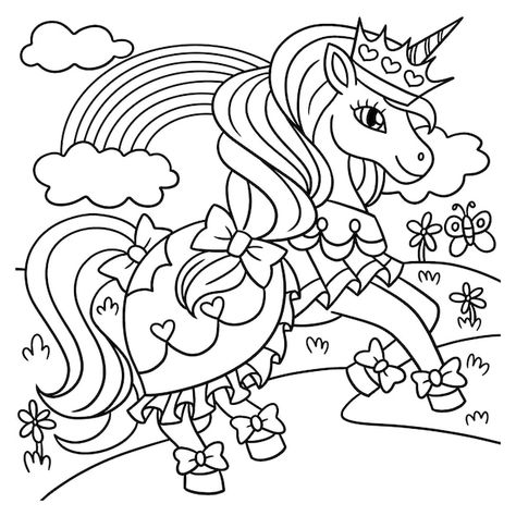 Unicorn Images, Gratis Printables, Unicorn Drawing, Unicorn Printables, Unicorn Princess, Unicorn Illustration, Unicorn Colors, Princess Coloring Pages, Unicorn Coloring Pages