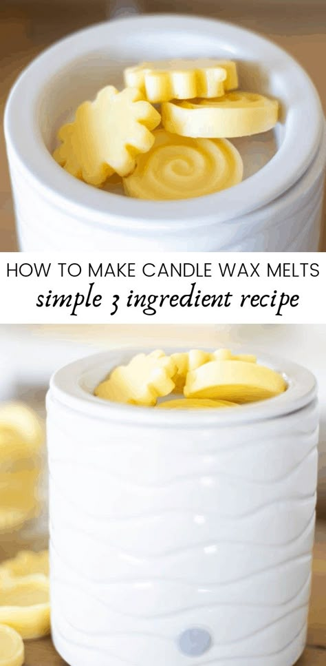 Diy Candle Warmer, Homemade Candle Wax, Melts Recipes, How To Make Candle, Homemaker Tips, Wax Melts Recipes, Make Candle, Diy Para A Casa, Beautiful Scented Candles