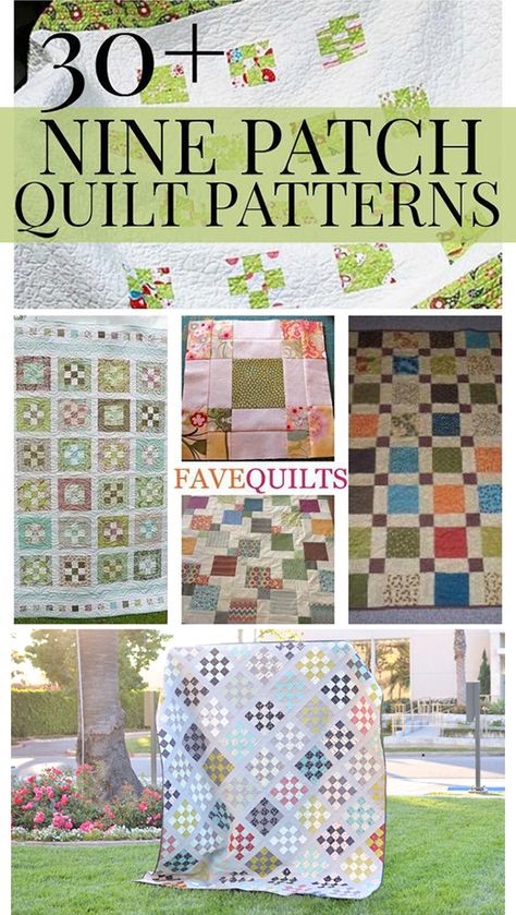 30+ Free Nine Patch Quilt Patterns Improved Nine Patch Quilt Pattern, Nine Patch Quilts Ideas, 9 Patch Quilt Ideas, Nine Patch Quilt Patterns Ideas, 9 Patch Quilt Ideas Block Patterns, Nine Patch Quilt Patterns, Nine Patch Quilts, Patch Quilt Patterns, Sewing Quilts