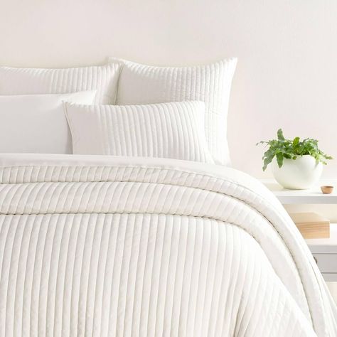 Amazon.com: Pine Cone Hill Cozy Cotton White Quilted Sham, Euro Size, White Solid Pattern : Home & Kitchen Pine Cone Hill Bedding, Transitional Coastal, Pine Cone Hill, Teen Boy Bedroom, Cozy Quilts, Quilted Sham, Boy Bedroom, Twin Quilt, Quilted Coverlet