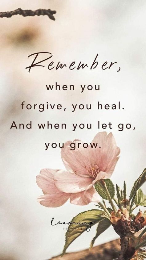 Tenk Positivt, Inspirerende Ord, Forgiveness Quotes, Best Pics, Quotes About Life, Lesson Quotes, Life Lesson Quotes, Inspirational Thoughts, Remember When